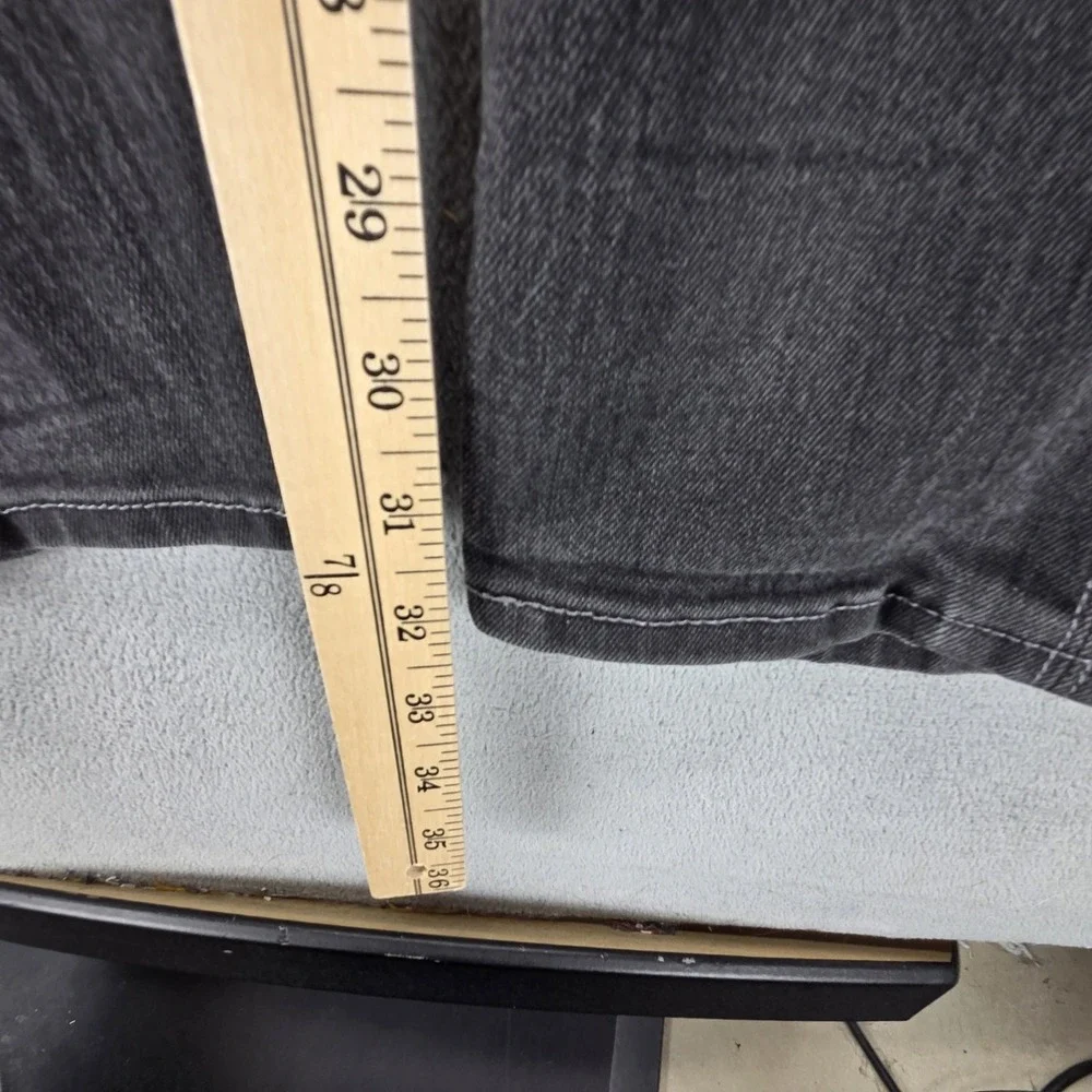 Vintage Levis 511 Jeans Mens 32x34 Black Slim Engineered Flap Pockets Zip Fly
